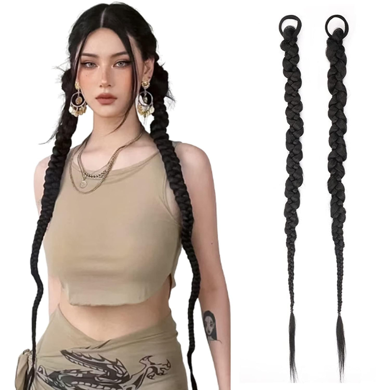 Street Fashion Girls - Moda Örgülü At Kuyruğu Saç Uzantıları