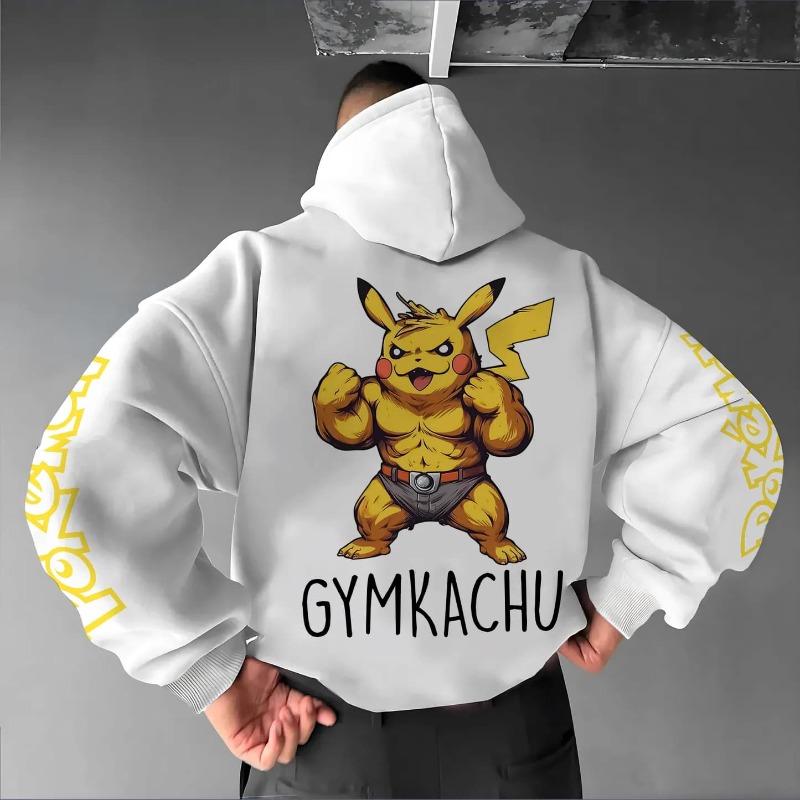 Graphic Hoodie Streetwear - Uniseks, geniş kesimli, kapüşonlu sweatshirt. Çocuklar