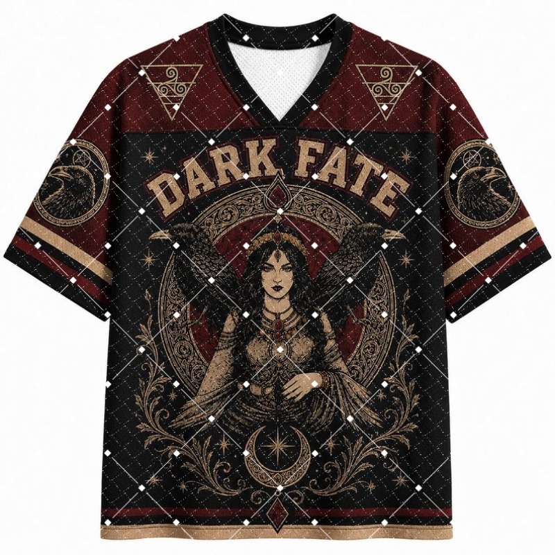 Street Fashion Dance - Dark Fate Cadı Kuzgun Baskılı V