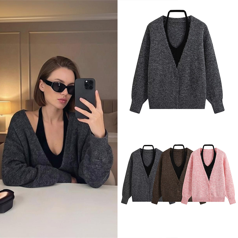 Street Fashion Trends 2026 - Guobioziy Kadın Rahat Örgü Hırka 2026