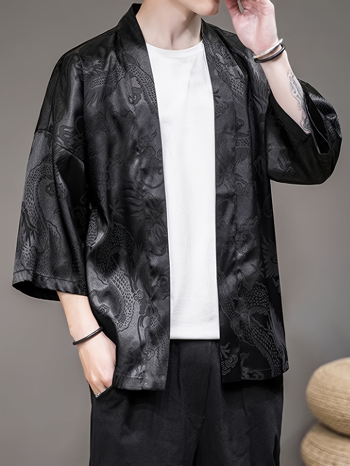 Street Fashion Summer 2026 - 2026 Yaz Erkek Kimono 3D Baskılı