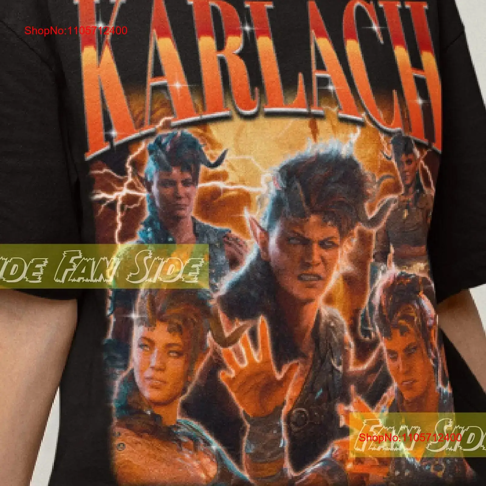 Graphic Hoodie Streetwear - Karlach T Shirt bg3 kazak sweatshirt