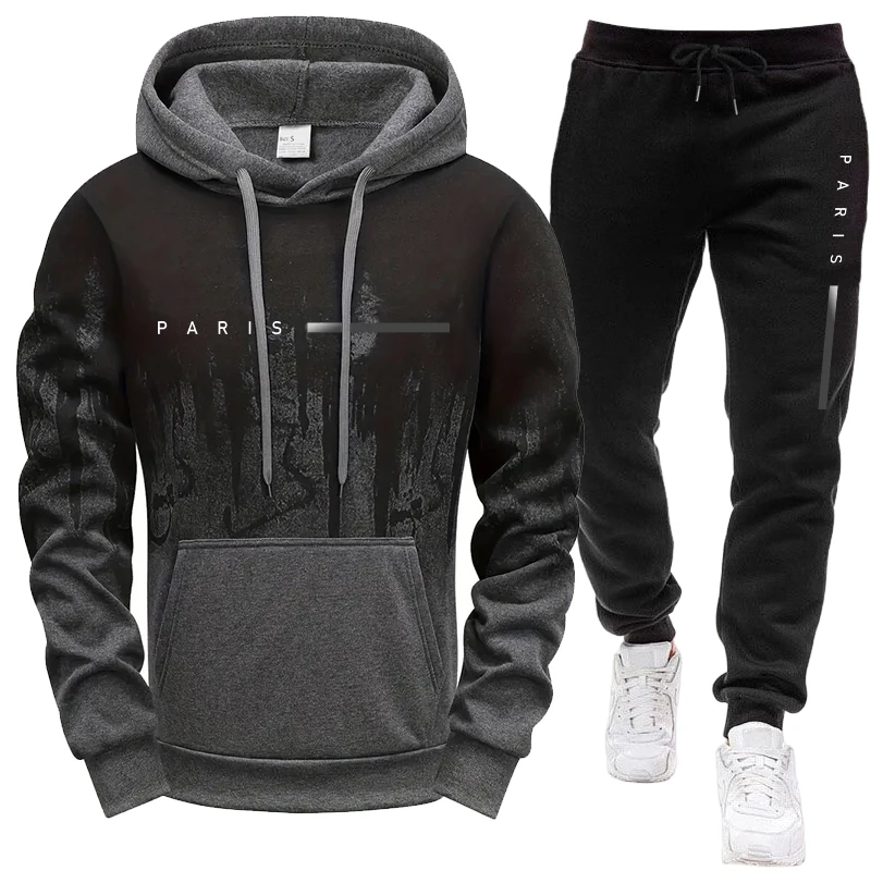 Street Fashion In Paris - Erkek Takımı/Hoodie/Pantolon Paris Yeni Sezon Günlük