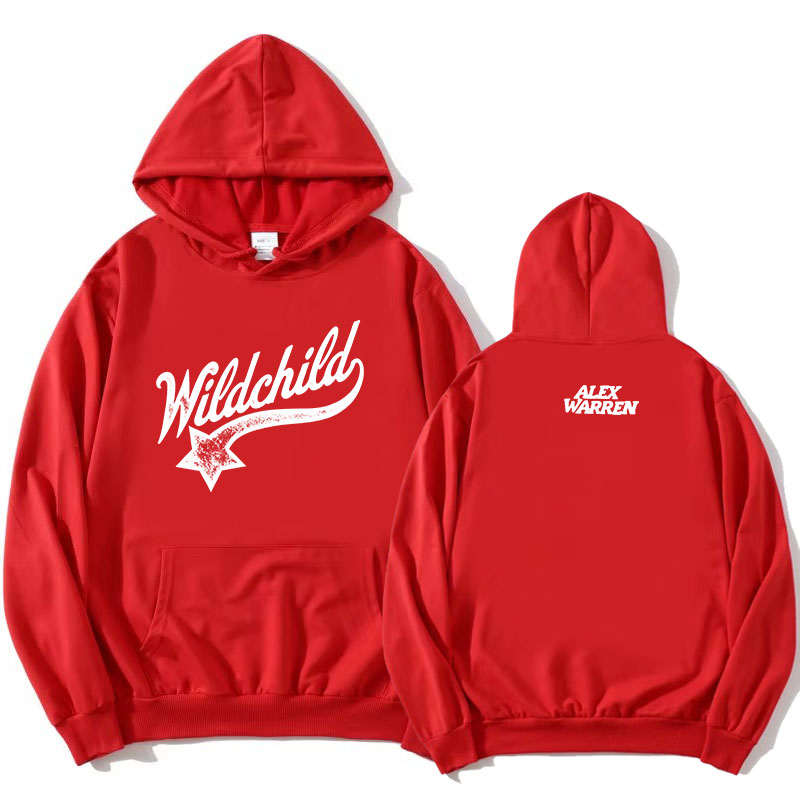 Graphic Hoodie Streetwear - Alex Warren WILDCHILD Kapüşonlular Uzun Kollu
