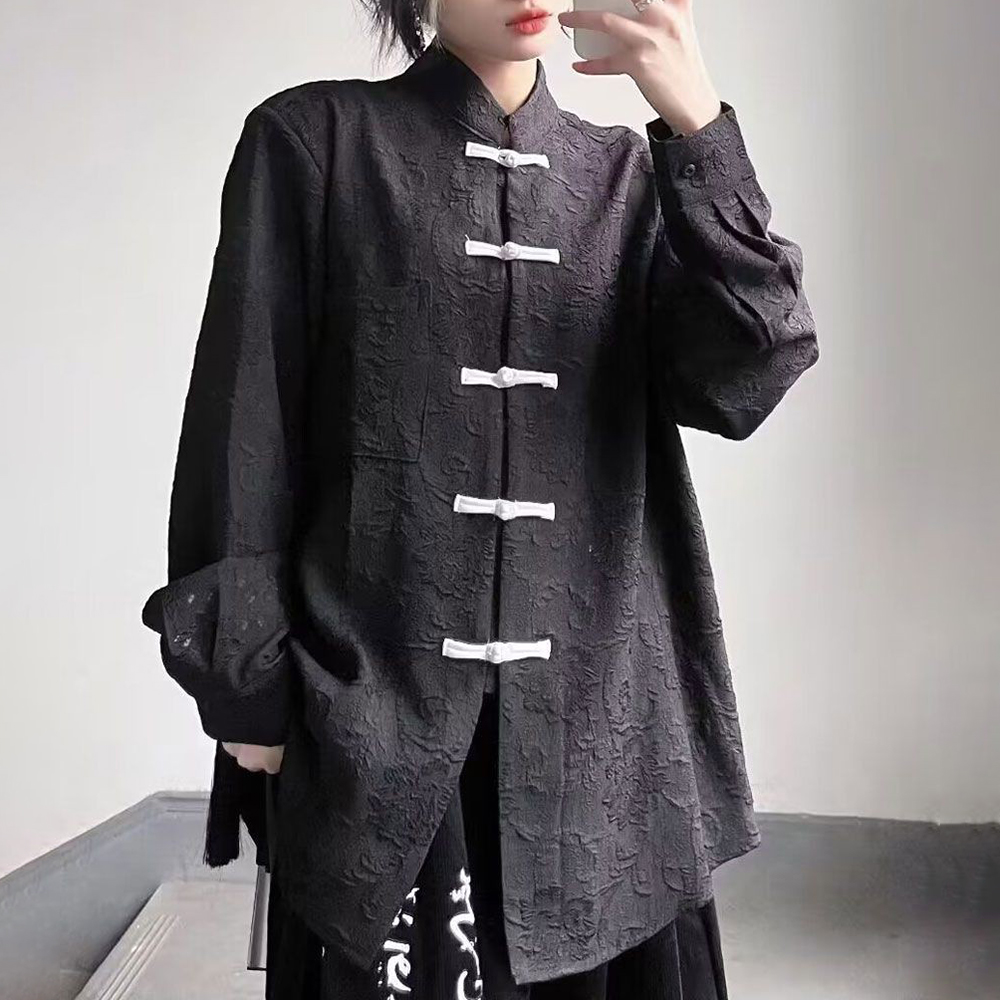 Street Fashion In Chinese - 2026 Sonbahar Yeni Unisex Düz Renk
