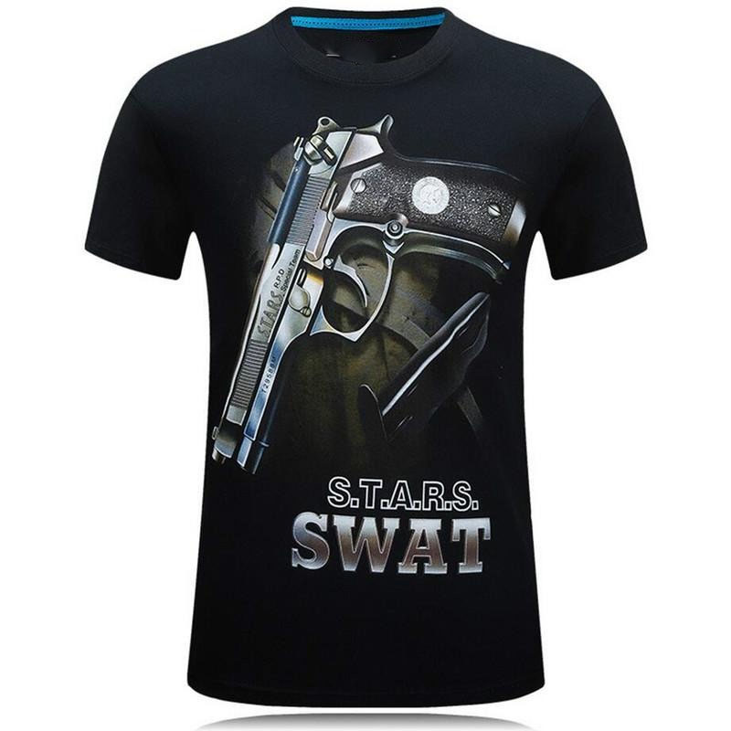 Street Fashion For Short Guys - Sert Adam Tarzı 3D Baskı T-shirt