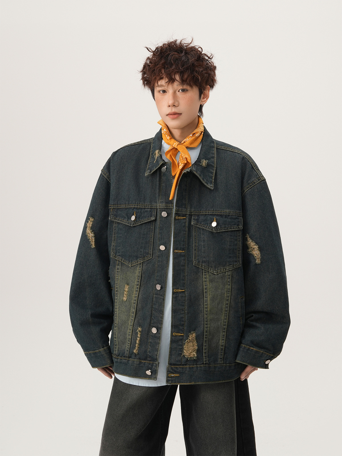 Amerikan High Street Yırtık Ko - Street Fashion Vintage incelemesi ve fiyatı