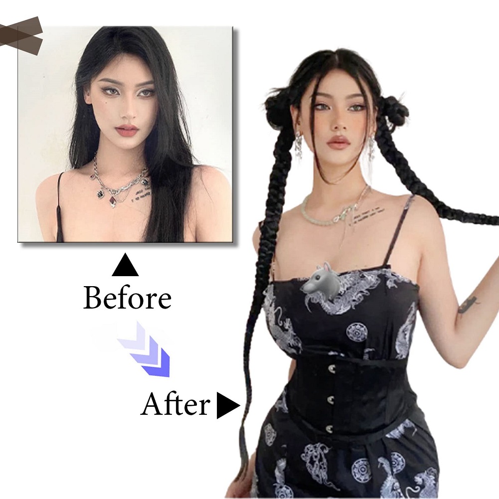 1/2 adet saç uzatma örgülü at  - Street Fashion Girls incelemesi ve fiyatı