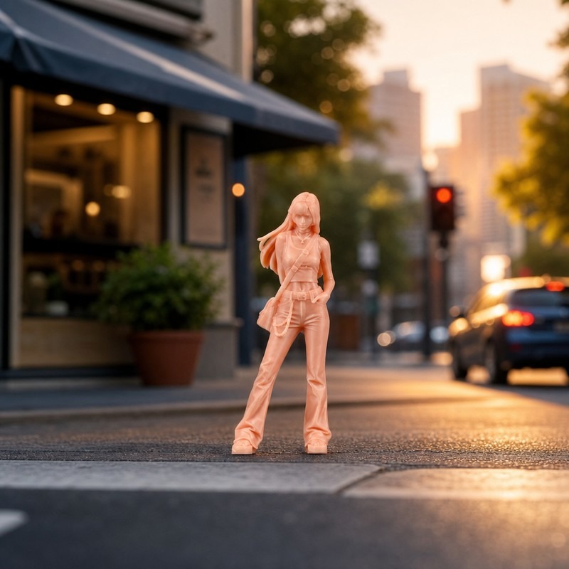 Modern Sokak Stili Minyatür Kı - Street Fashion Pose incelemesi ve fiyatı