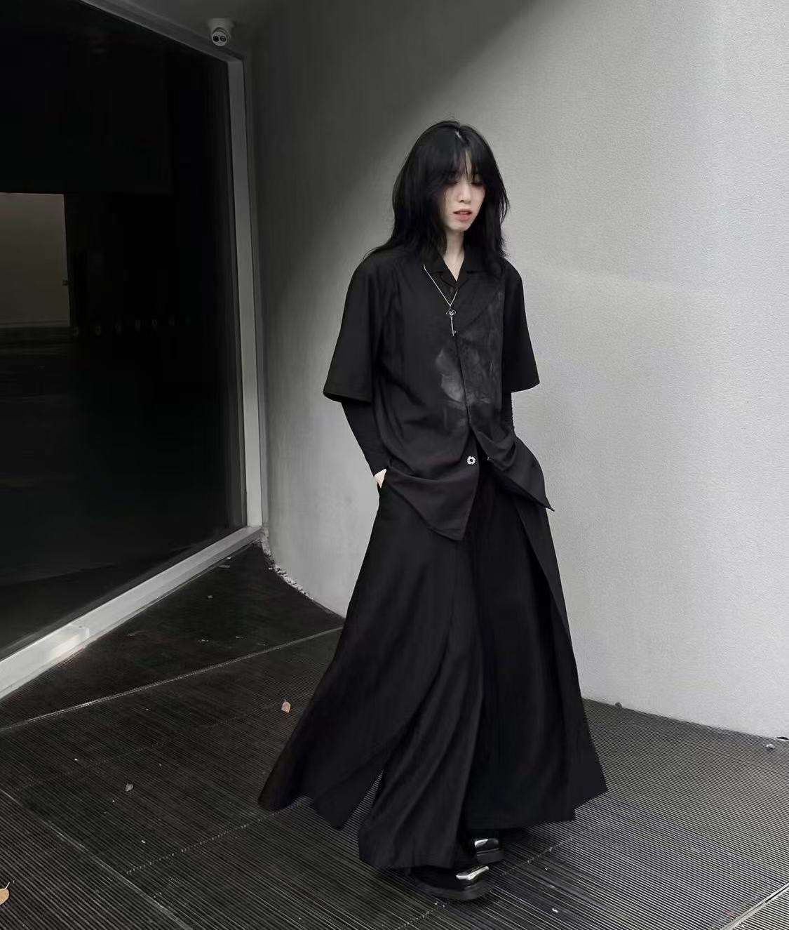 Serin Siyah Yeni Çin Tarzı Kos - Street Fashion Outfit For Men incelemesi ve fiyatı