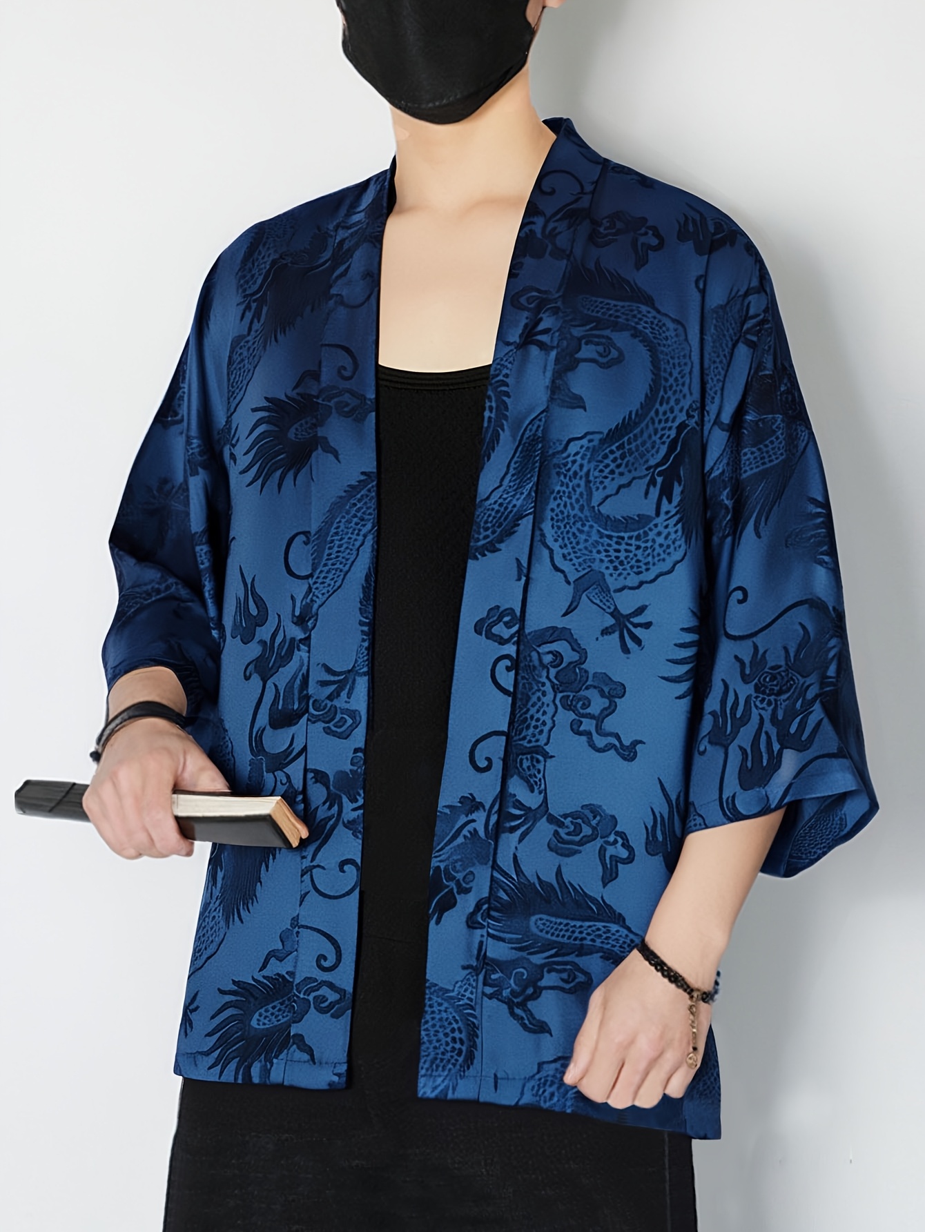 2026 Yaz Erkek Kimono 3D Baskı - Street Fashion Summer 2026 incelemesi ve fiyatı