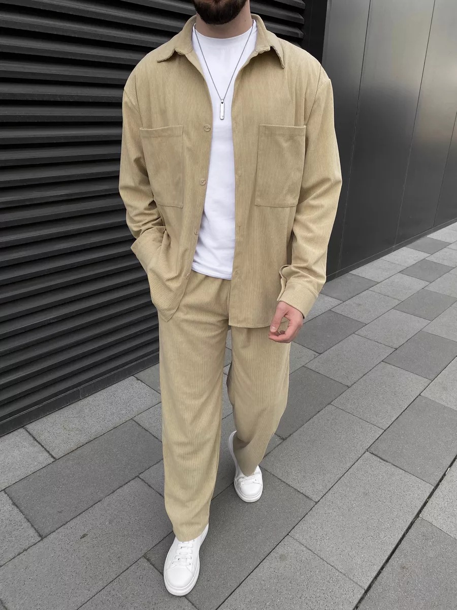 Erkek Kordonlu İki Parçalı Kıy - Street Fashion Outfit For Men incelemesi ve fiyatı