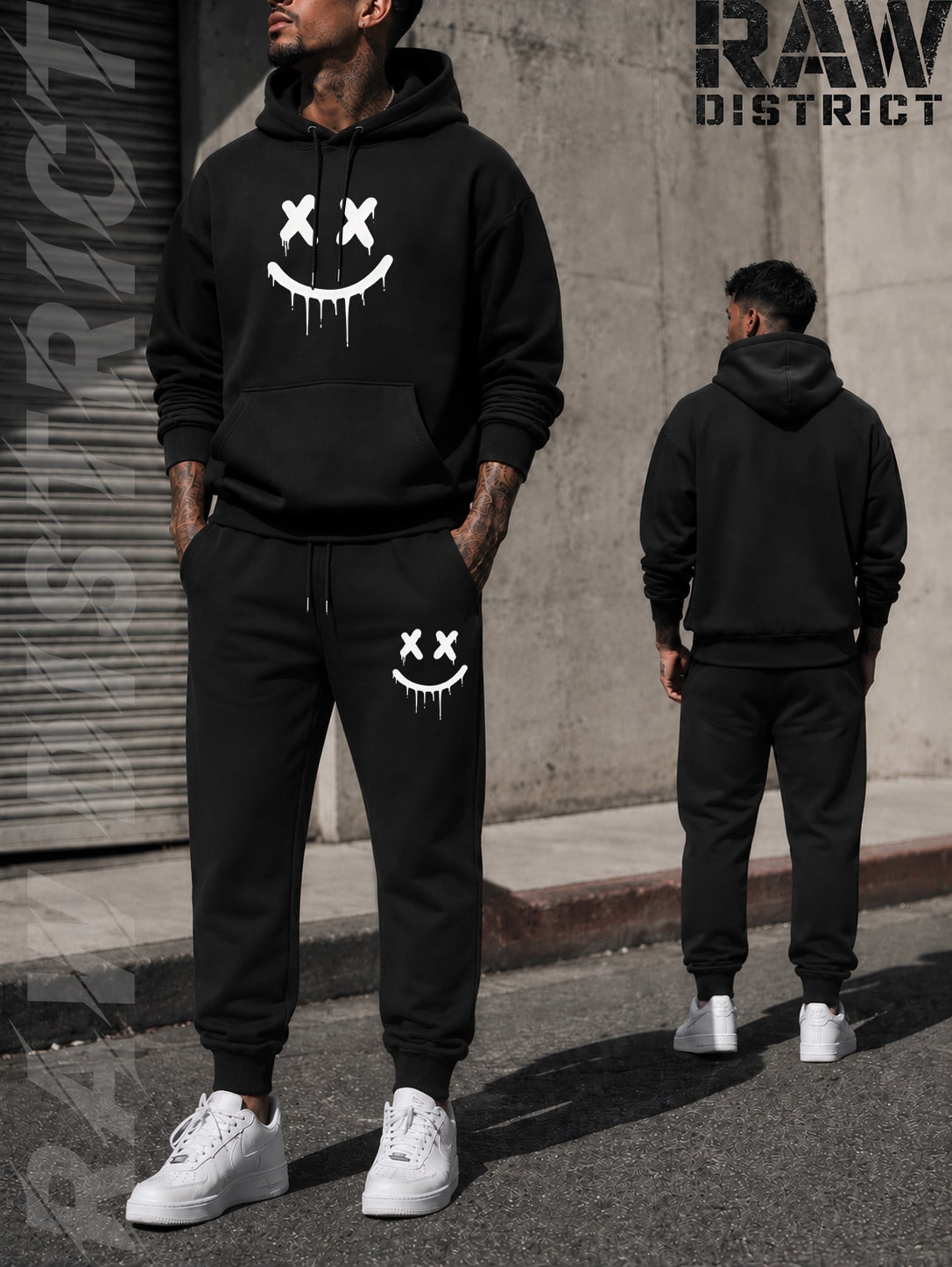 Erkek Kapüşonlu Üst ve Eşofman - Graphic Hoodie Streetwear incelemesi ve fiyatı