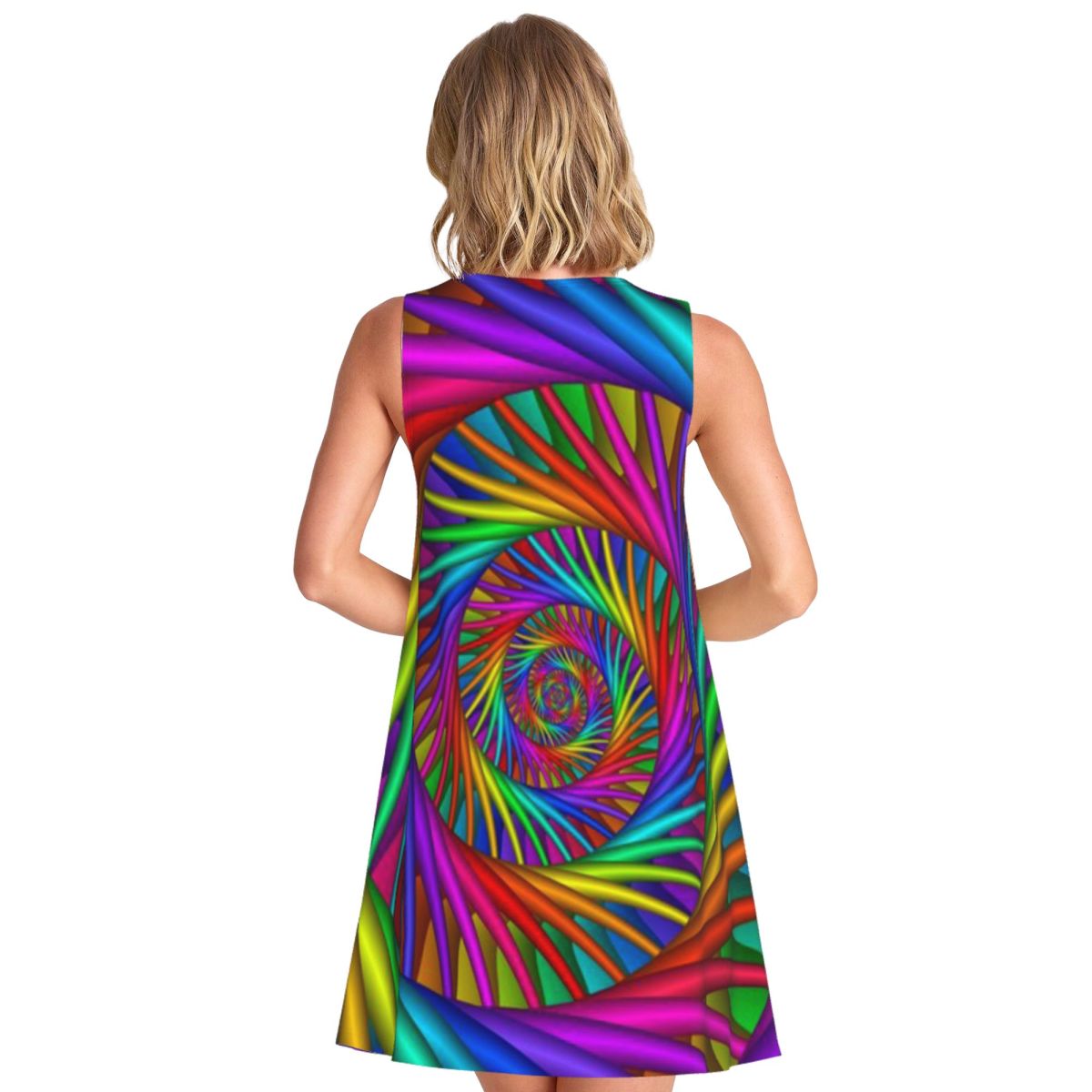 Gökkuşağı Psikodelik Spiral Fr - Queen Street Fashion incelemesi ve fiyatı