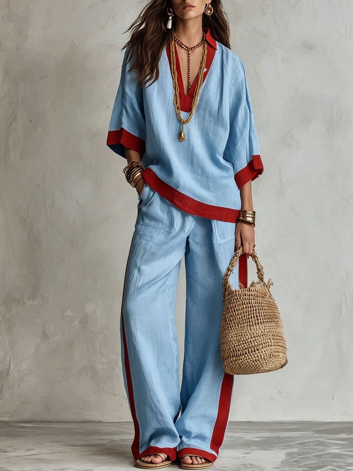 Günlük Bol İki Parçalı Takım İ - Street Fashion Girl incelemesi ve fiyatı