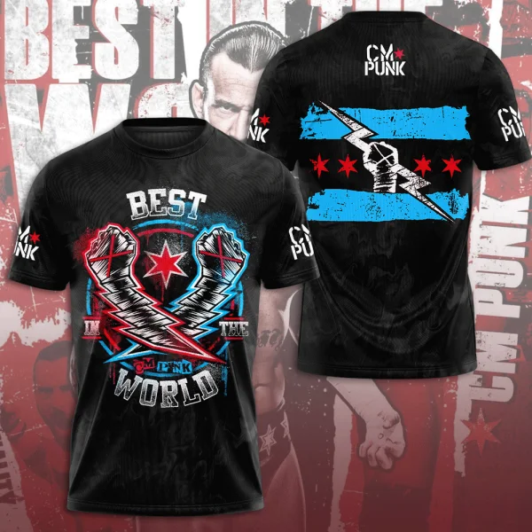CM Punk 3D Tamamen Baskılı Tiş - Street Fashion For Short Guys incelemesi ve fiyatı