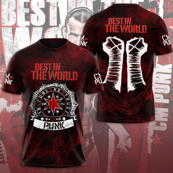 CM Punk 3D Tamamen Baskılı Tiş - Street Fashion For Short Guys incelemesi ve fiyatı