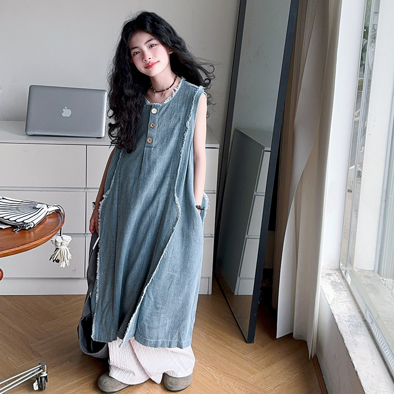 Gevşek Stil Çocuklar Lüks Yaz  - Street Fashion Girl incelemesi ve fiyatı