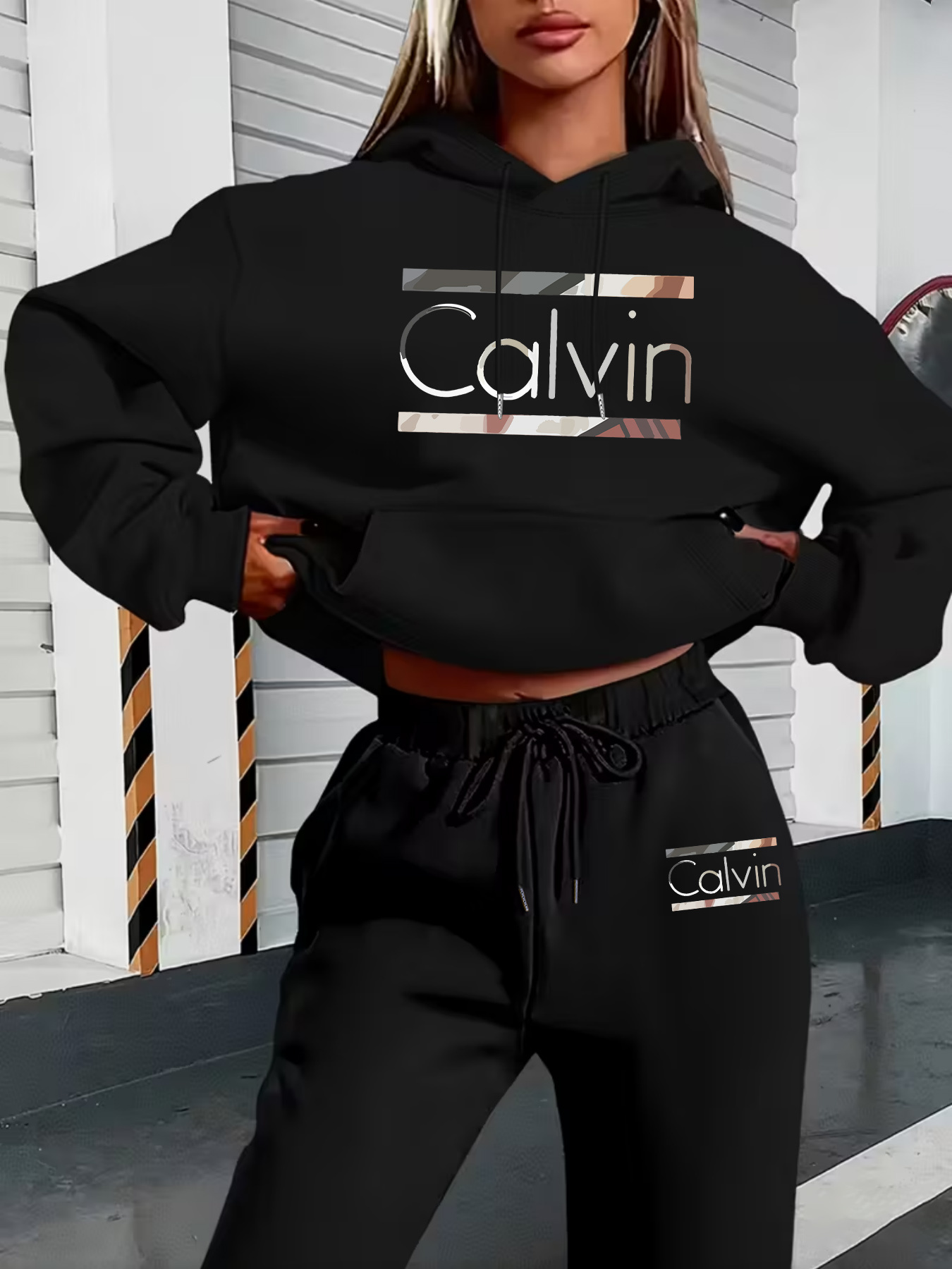 Kadın 2 Parça Eşofman Takımı,  - Graphic Hoodie Streetwear incelemesi ve fiyatı