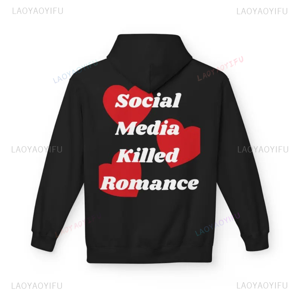 Sosyal Medya Öldürüldü Romanti - Graphic Hoodie Streetwear incelemesi ve fiyatı