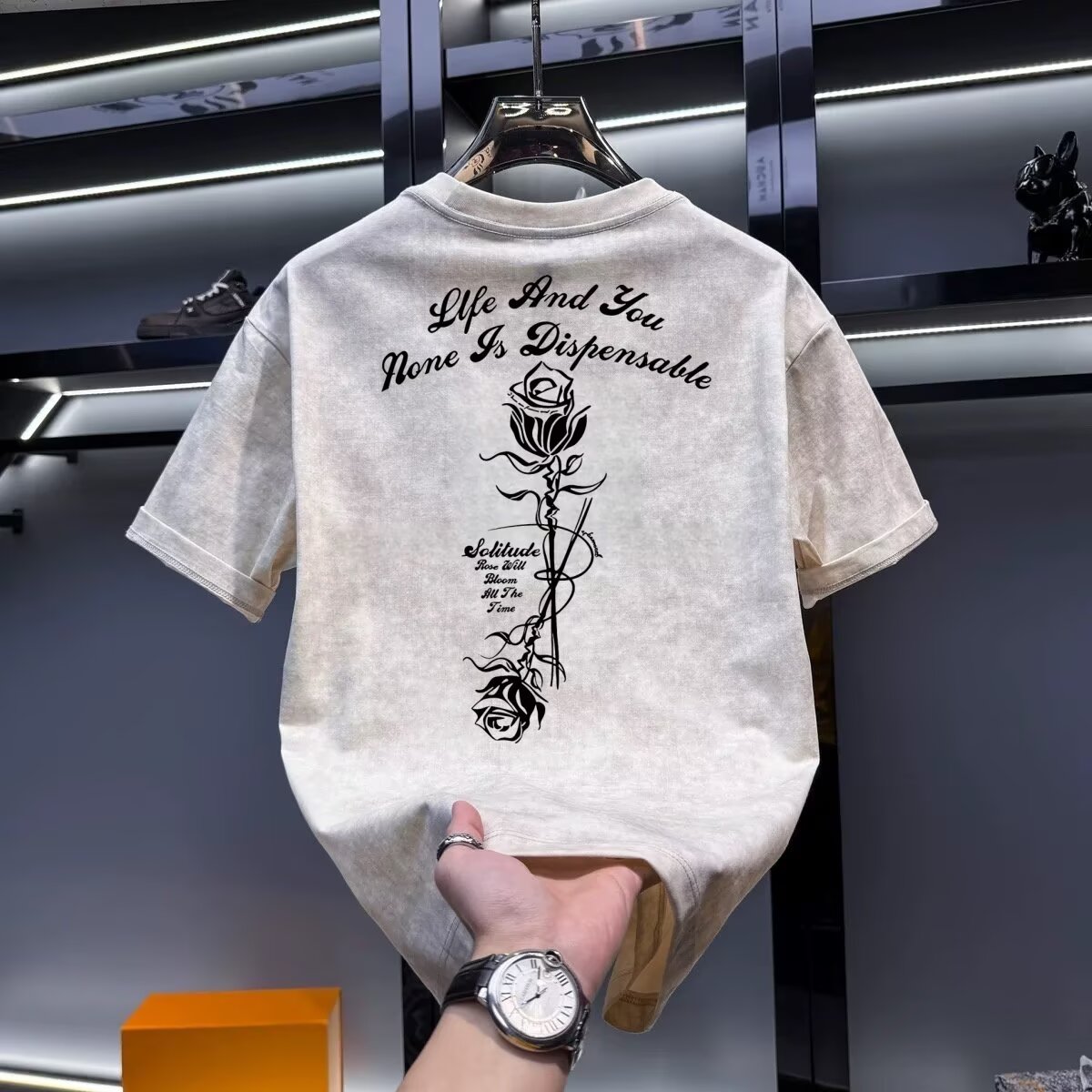 Yaz erkek haki tişört Yüksek k - Street Fashion In Chinese incelemesi ve fiyatı